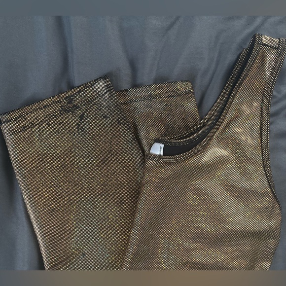 Vintage American Apparel Gold Dress - Picture 8 of 9